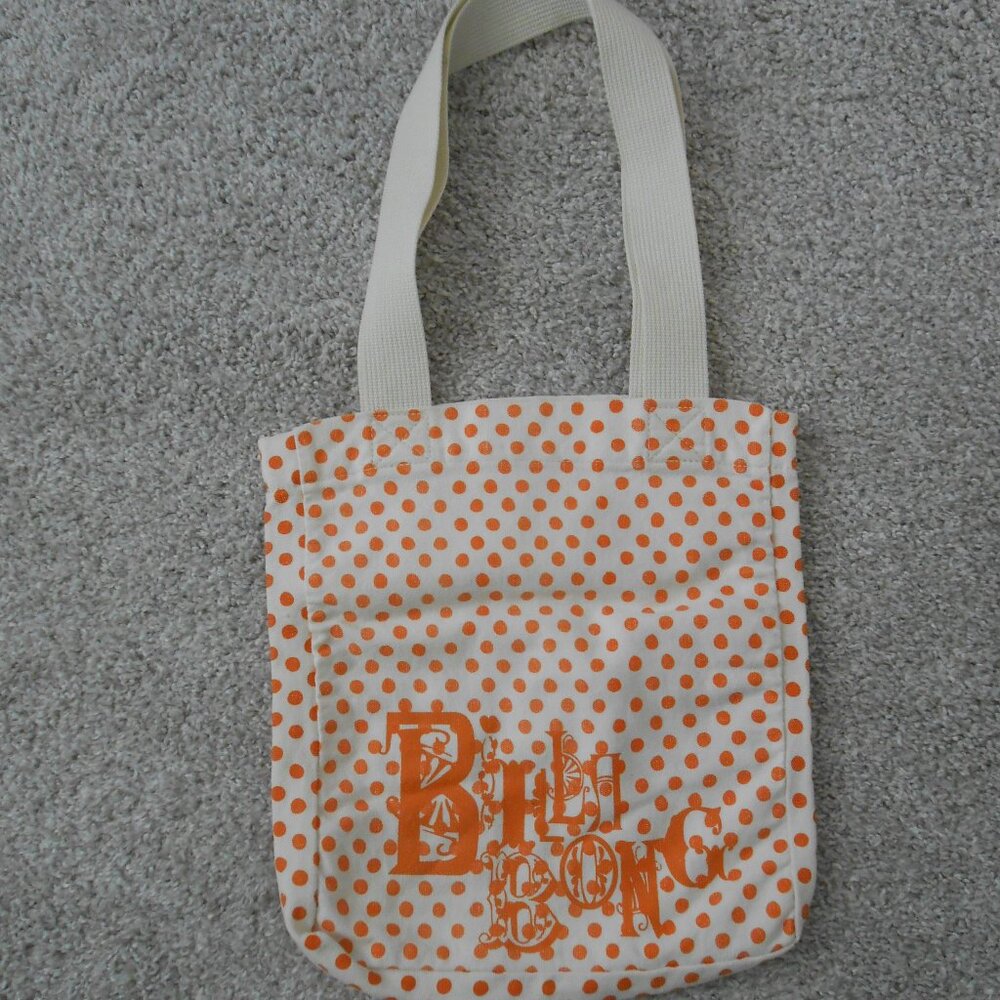Billabong cotton small tote bag 12" x 10"